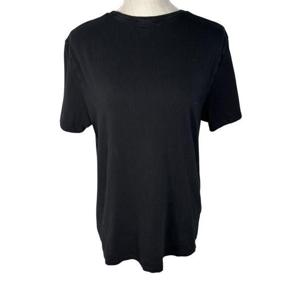 Lacoste Men’s Black Regular Fit Crew Neck Basic Undershirt T-Shirt - Picture 4 of 7